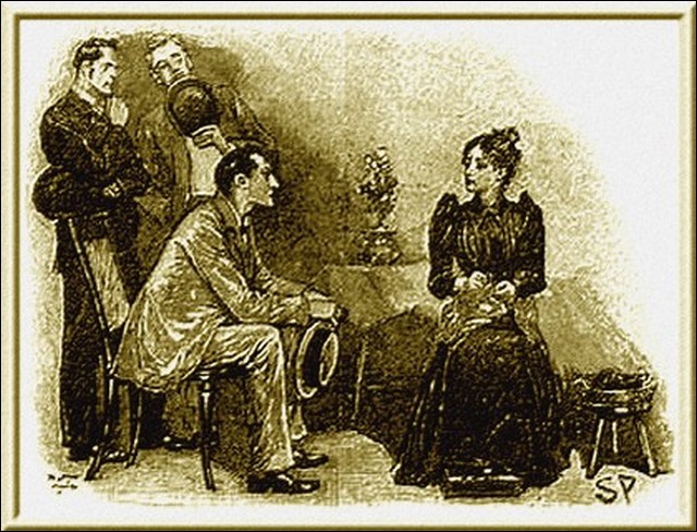 'Strand Magazine' illustration by Sidney Paget Illustration