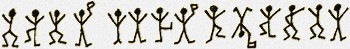 Dancing Men -8th image Illustration