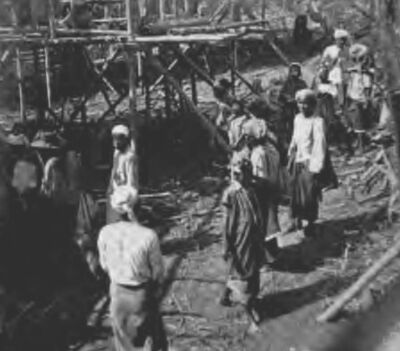 The Bridegroom's Company Entering the Bride's Village