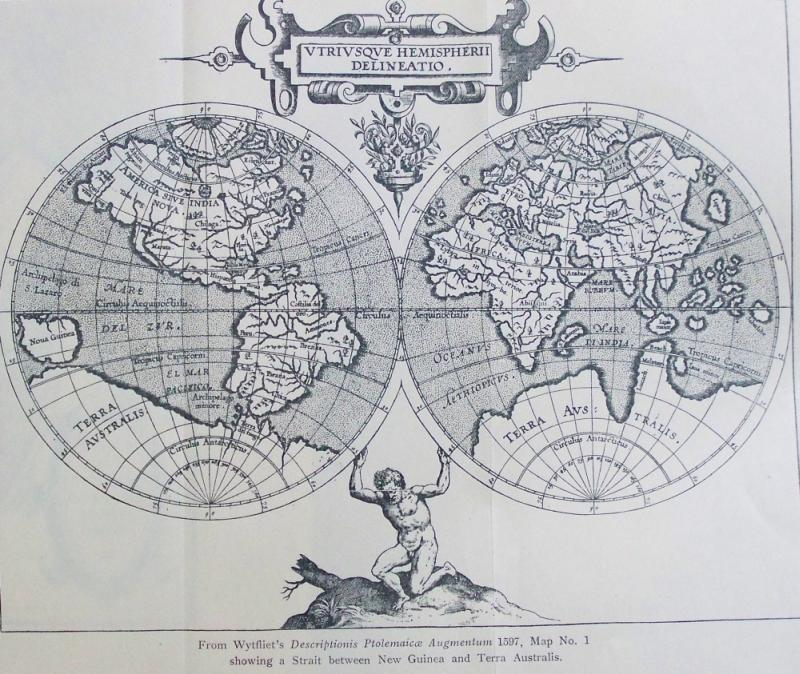 From Wytfliet's Descriptionis Ptolemaicae Augmentum 1597 Map No. 1