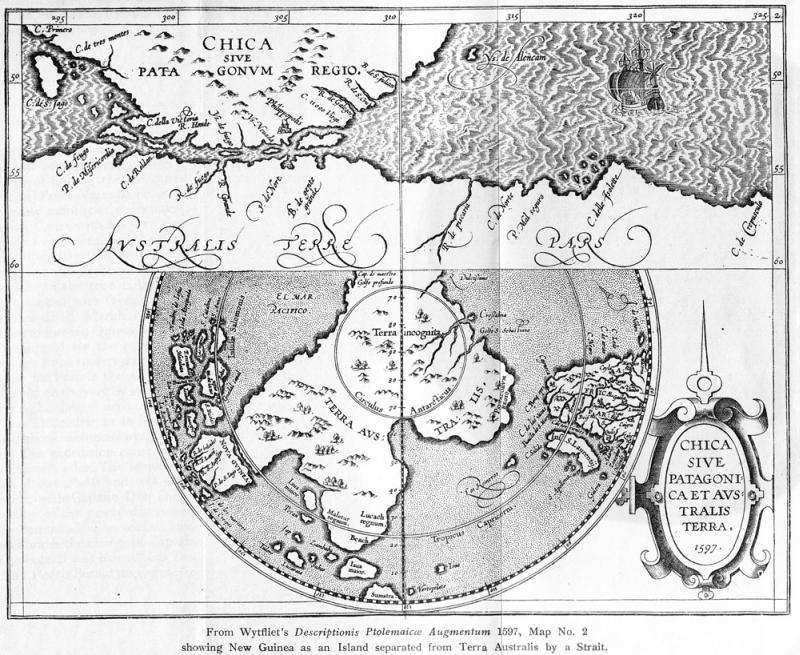 From Wytfliet's Descriptionis Ptolemaicae Augmentum 1597 Map No. 2
