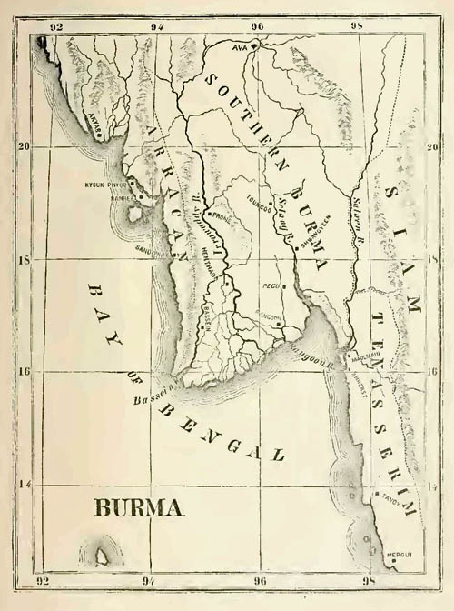 MAP OF BRITISH BURM